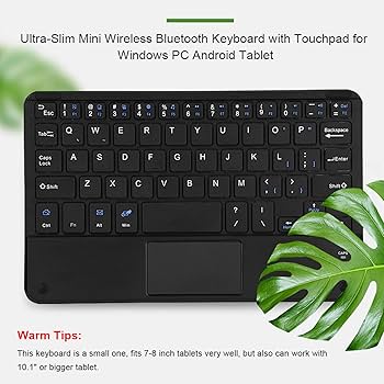 Amazon | タッチパッド付きワイヤレスタブレットキーボード